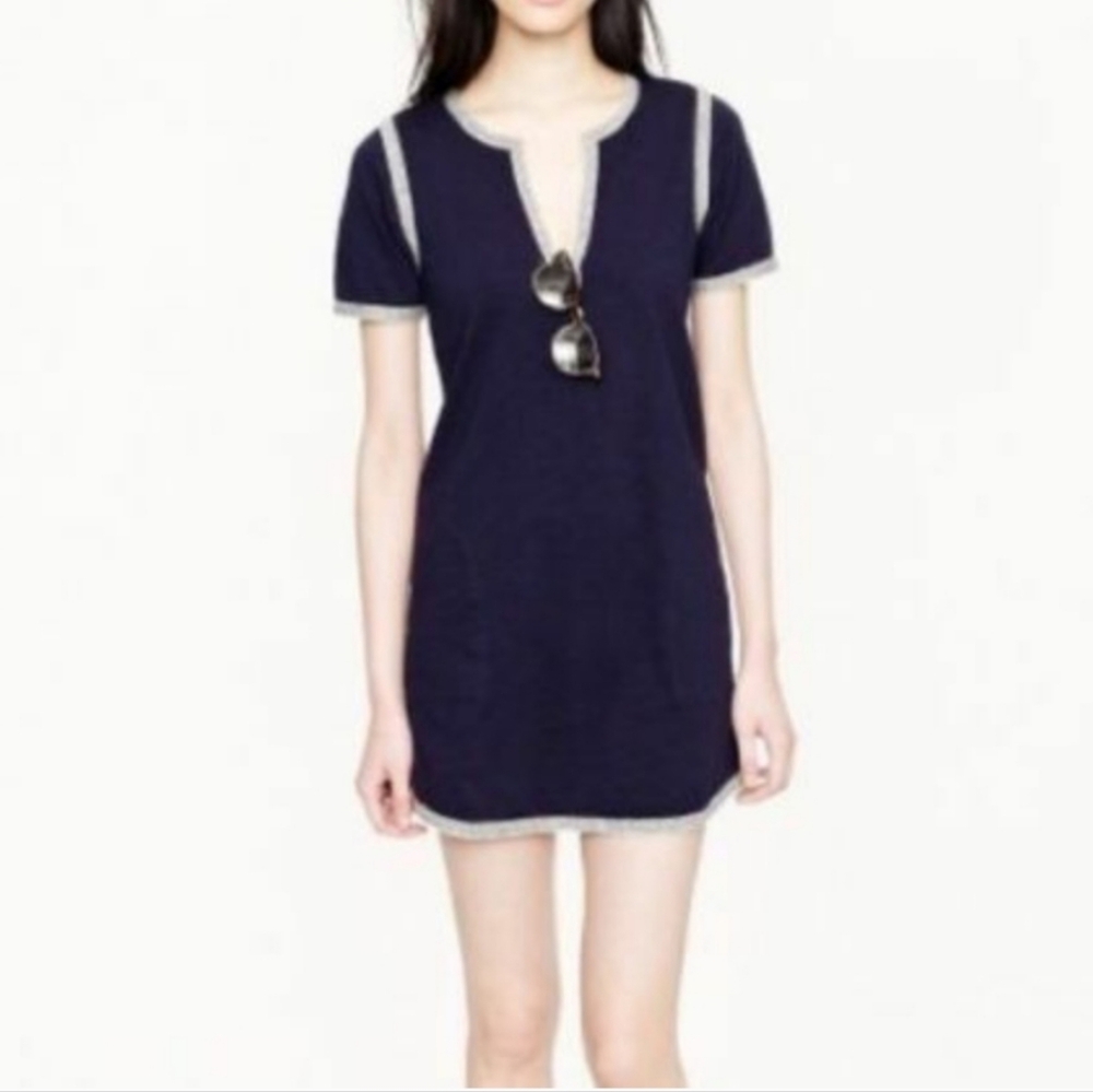 J. Crew Shift Navy blue Mini Dress Small